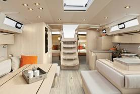 Communal area of Sunsail yacht