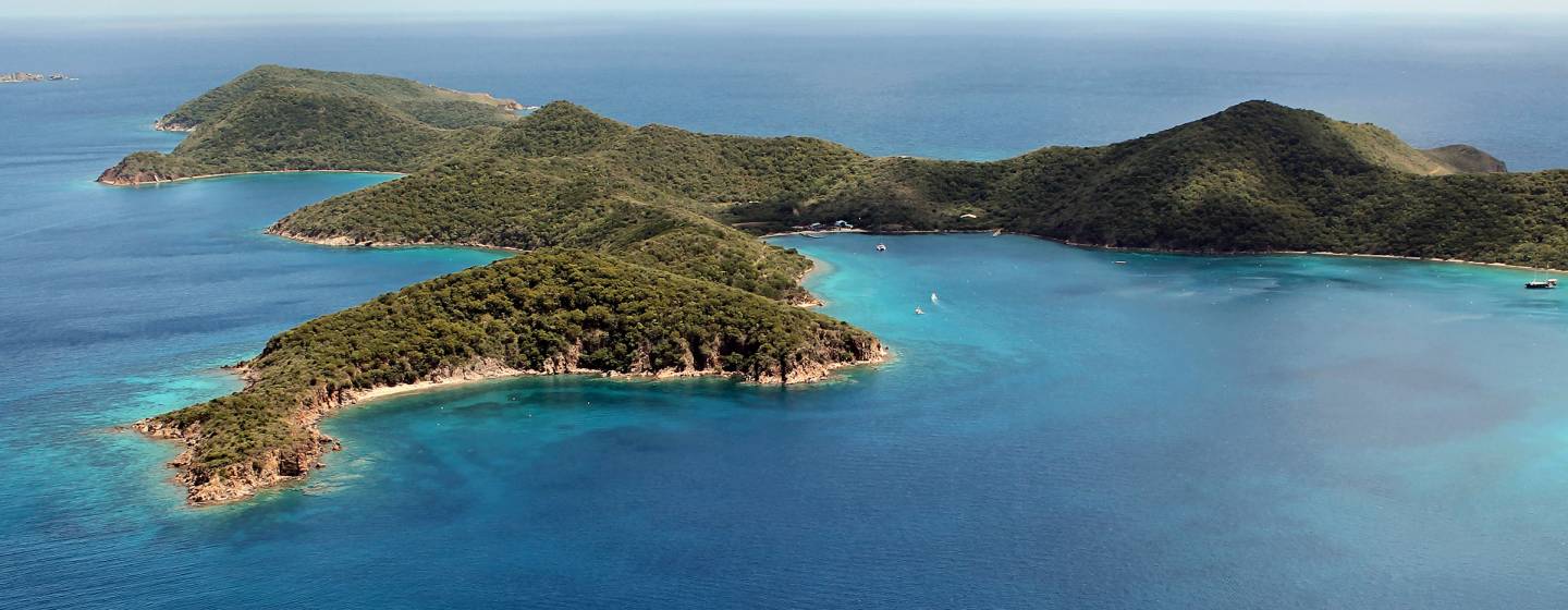 Norman Island from above