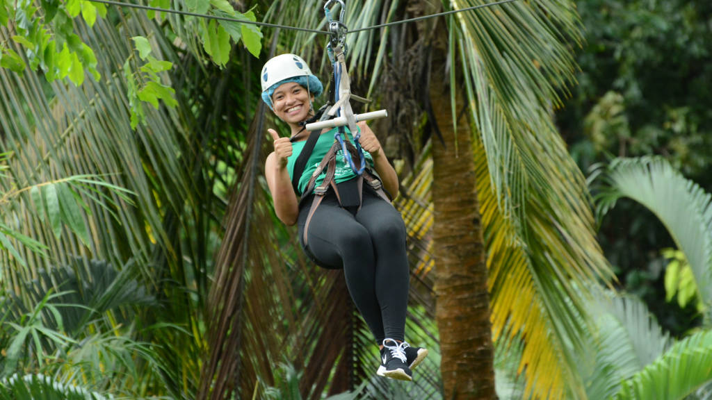 St. Lucia Ziplining Treetop Adventure Park
