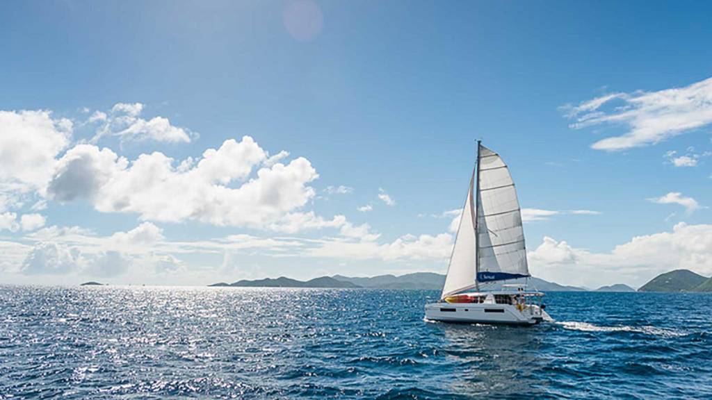 Sunsail sailing area BVI