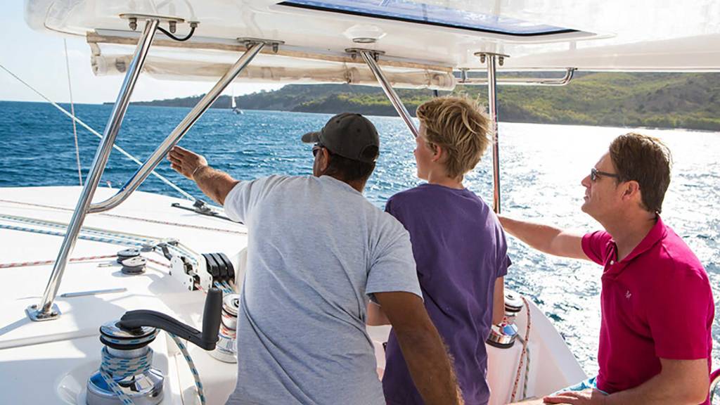 Sunsail skipper aboard yacht