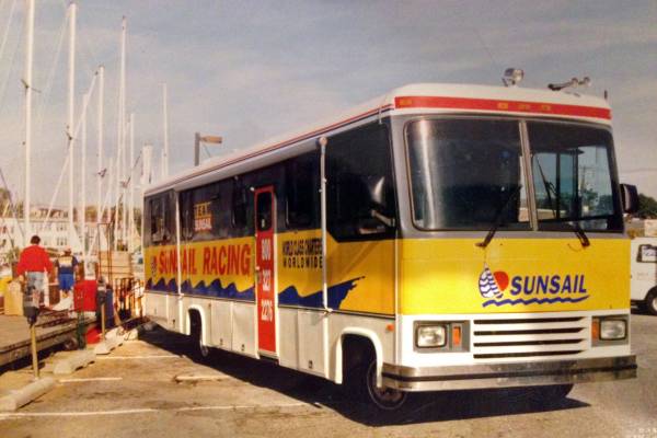Sunsail boatshow bus